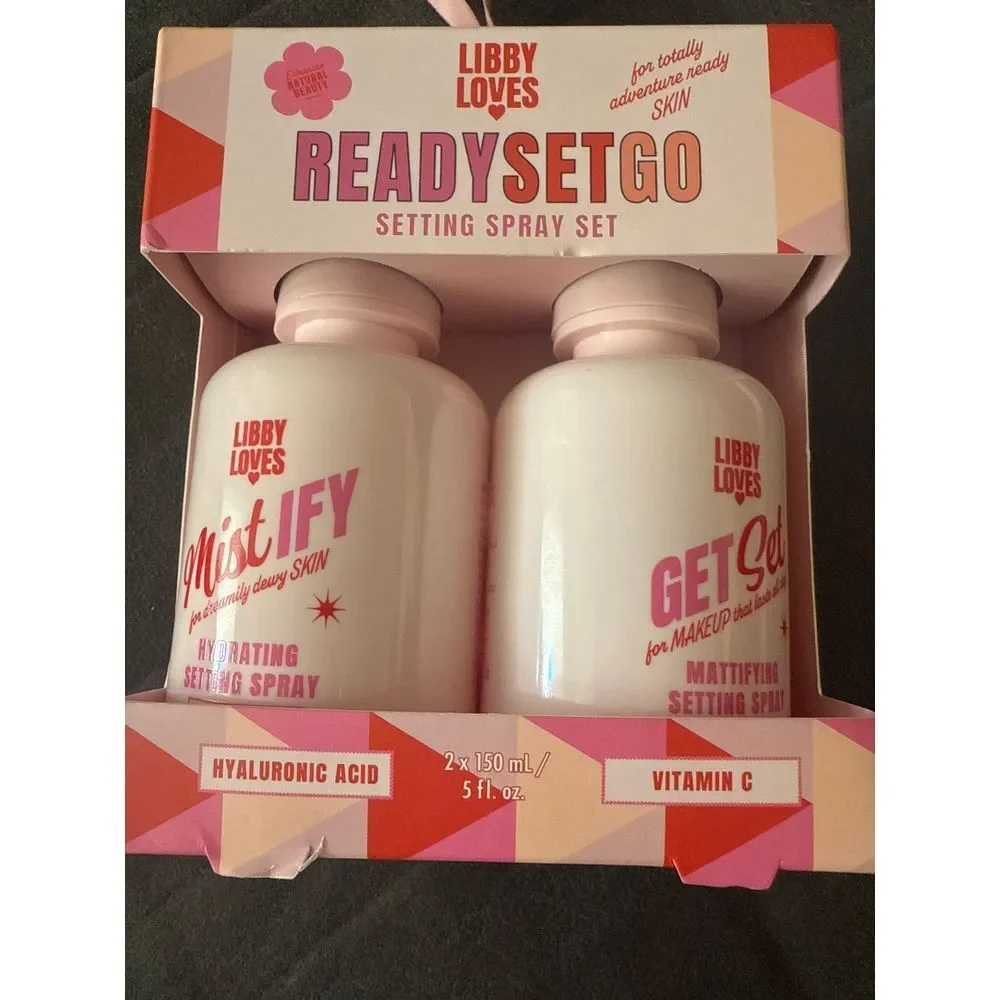 Libby Loves Ready Set Go Setting Spray Set New‎